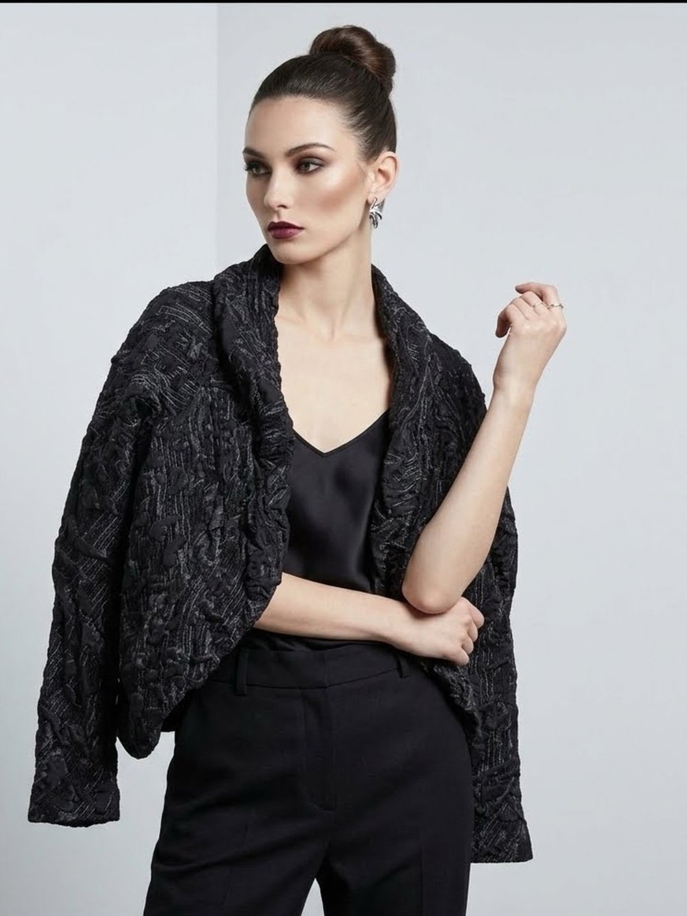Zero + Maria Cornejo  Open Shrug Cardigan (RARE)